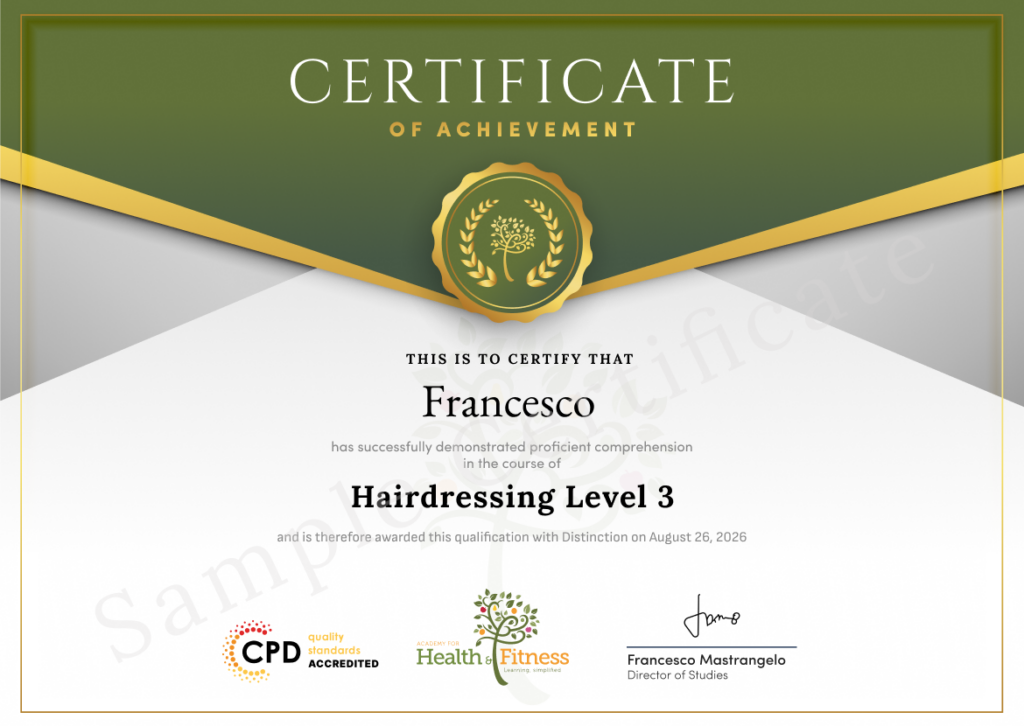 Hairdressing Level 3