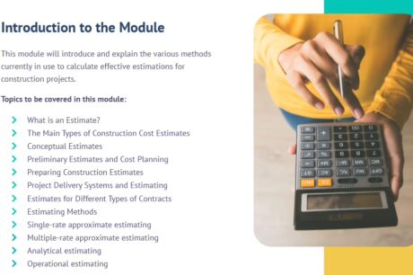 Construction Cost Estimation Diploma