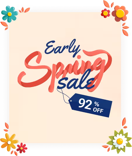 Spring sale on Prime Plus membership - 92% OFF