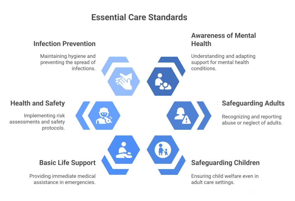 16 Care Certificate Standards - Health, Safety and Safeguarding