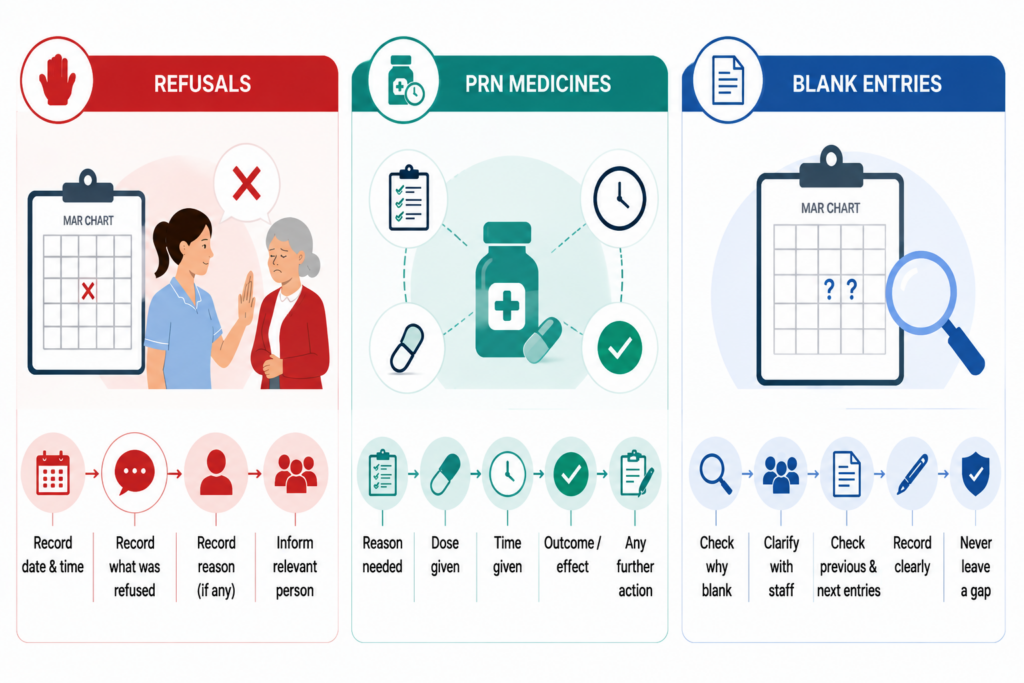 Medication Chart Rules Infographic.