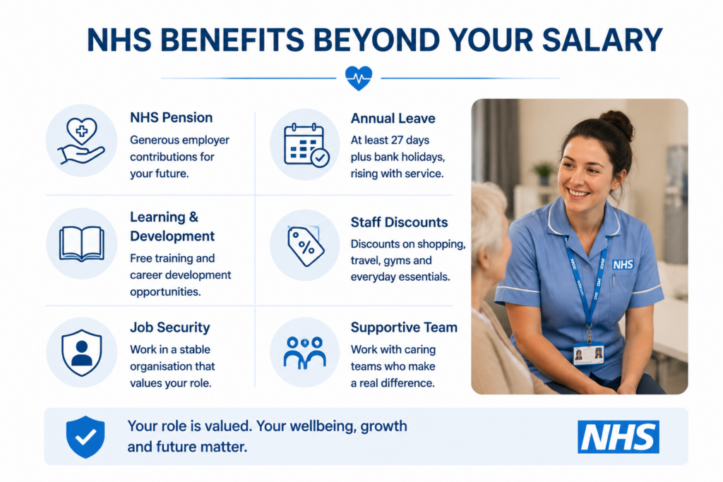 NHS Benefits Beyond Salary Infographic