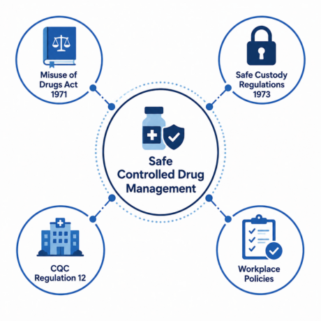 Safe Controlled Drug Management Infographic