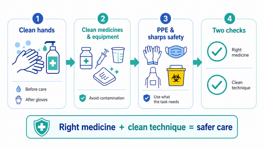 four steps of safer medication